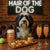 Hair of the Dog Tibetan Terrier 012 Ruff & Ready Funny Canine Art neon lights, bacon-woven flair, and egg murals