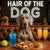Hair of the Dog Weimaraner 013 Ruff & Ready Funny Canine Art neon lights, bacon-woven flair, and egg murals