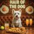 Hair of the Dog West Highland Terrier 002 Ruff & Ready Funny Canine Art neon lights, bacon-woven flair, and egg murals