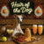 Hair of the Dog Whippet 001 Ruff & Ready Funny Canine Art neon lights, bacon-woven flair, and egg murals