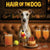 Hair of the Dog Whippet 002 Ruff & Ready Funny Canine Art neon lights, bacon-woven flair, and egg murals