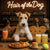 Hair of the Dog Wire Fox Terrier 015 Ruff & Ready Funny Canine Art neon lights, bacon-woven flair, and egg murals