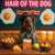 Hair of the Dog Wirehaired Pointing Griffon 009 Ruff & Ready Funny Canine Art neon lights, bacon-woven flair, and egg murals
