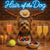 Hair of the Dog Yorkshire Terrier 002 Ruff & Ready Funny Canine Art neon lights, bacon-woven flair, and egg murals