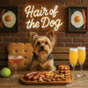 Hair of the Dog Yorkshire Terrier 003 Ruff & Ready Funny Canine Art neon lights, bacon-woven flair, and egg murals