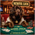 Newfoundland dog artwork titled Newfie Luck on metal print featuring a sophisticated casino poker scene