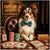 Papillon dog artwork titled Papillon Jackpot on metal print depicting a stylish casino card game scene