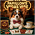 Papillon's Vegas Vibe metal print featuring an elegant Papillon dog with Vegas-themed playing cards and coffee