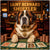 Saint Bernard Shuffler metal print with a charming Saint Bernard dealing poker cards in a whimsical casino setting