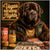 Newfoundland dog artwork titled Vegas Newfie Nights on metal print depicting a luxurious poker night scene