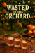 Wasps drinking apple-cider mugs under an orchard bokeh backdrop on a Metal Print
